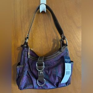 NWT Chaps Paisley Clutch Bag